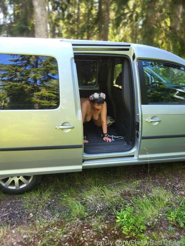 Everyone should have their own portable freeuse slave when they go camping


_____
#ballgag #drooling #caught #public #exposed #sexslave #slavegirl #chains #submissive #kinky #van #freeuse #slut #outside #nature