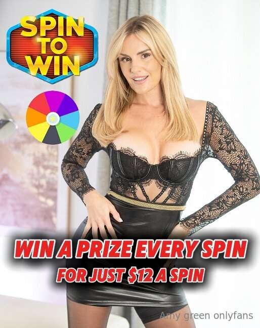 Come and have a go on my spin the wheel, its just a $12 tip ..