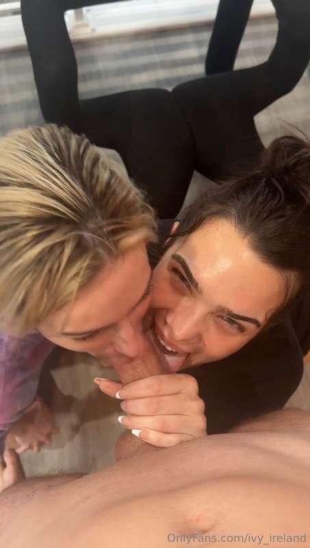 Flesh caught us practicing our ass for our anal scene, so he..