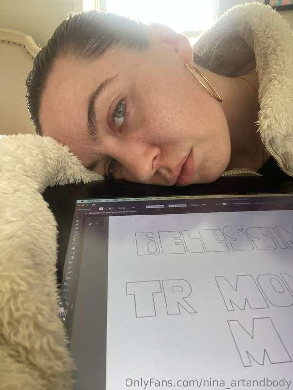 She’s tired she’s drawing letters she needs a green juice an..