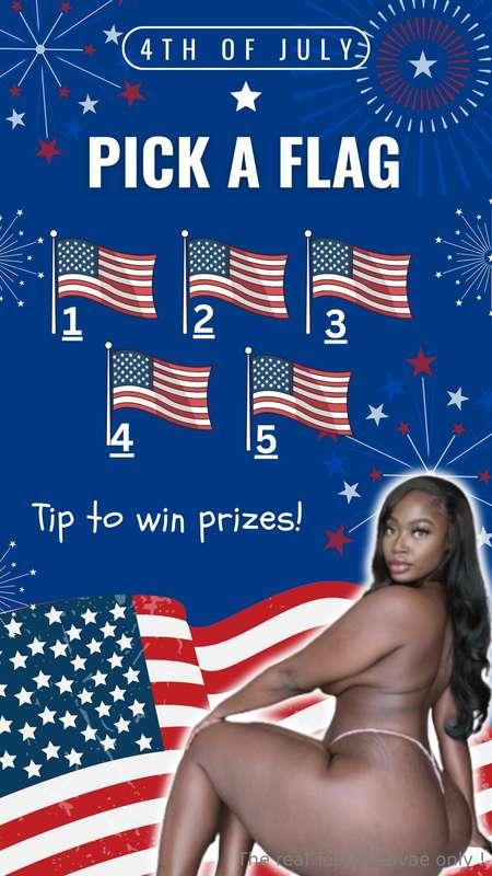 4th of JULY💙🤍❤️ PICK A FLAG📢 Win Prizes!!! 🏳️TIP GAME🏳️ Chos..