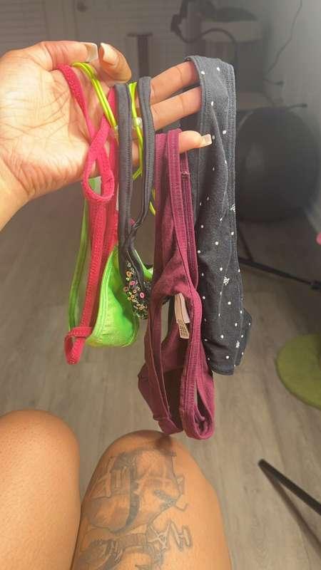 ONE FANS GETS A PAIR OF WORN PANTIES FOR 20$! COMES WITH A V..