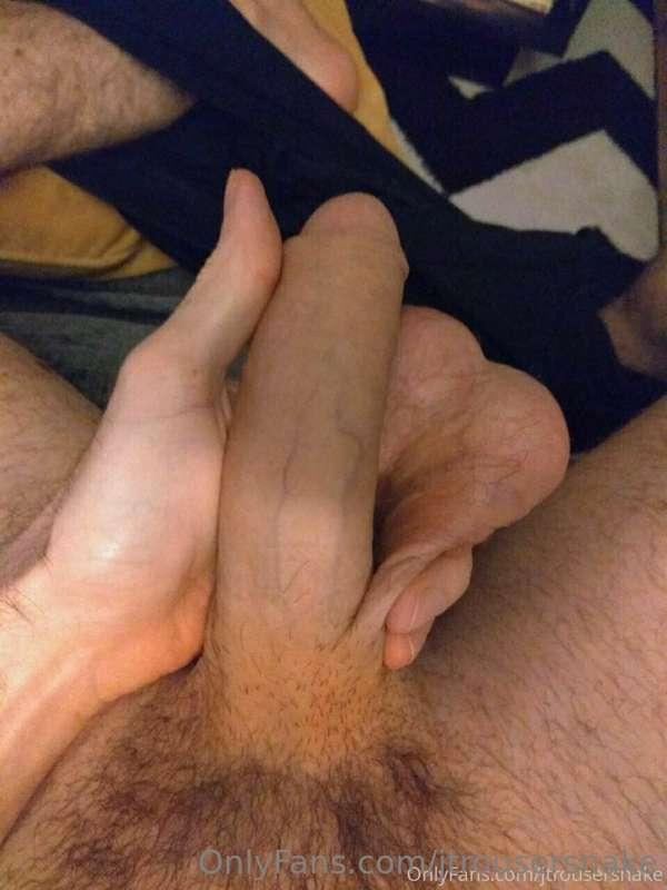The reason I wank so much... this heavy soft cock draws me i..