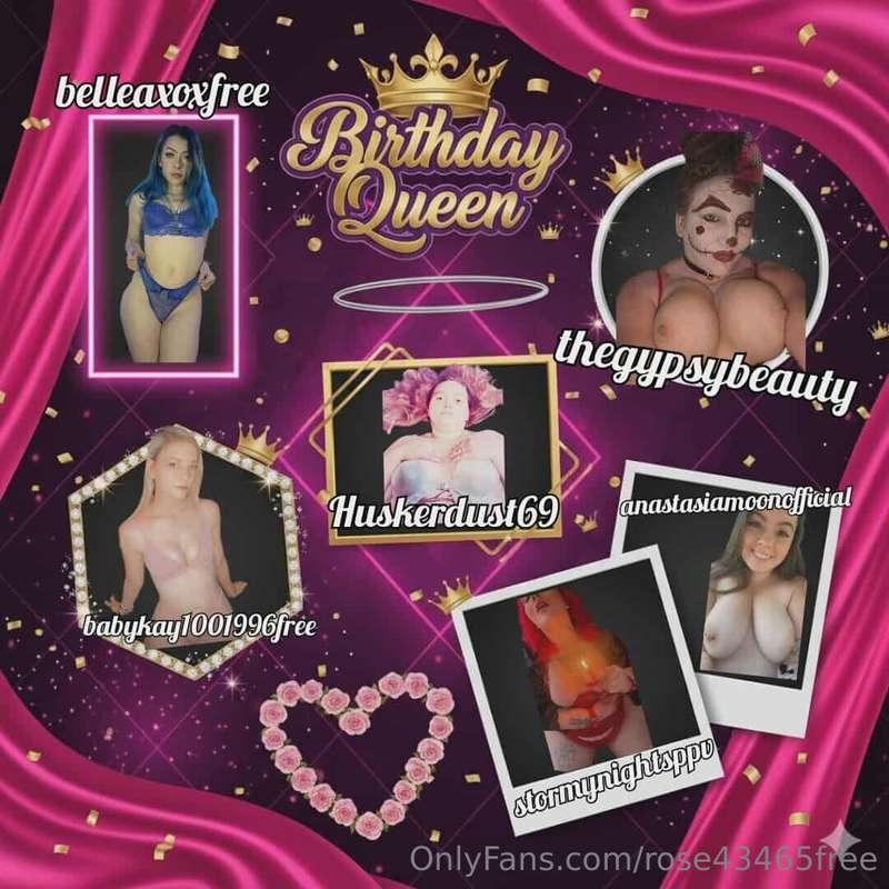 👑CHECK OUT THIS BIRTHDAY QUEEN AND HER FRIENDS👑🎂It’s my birt..