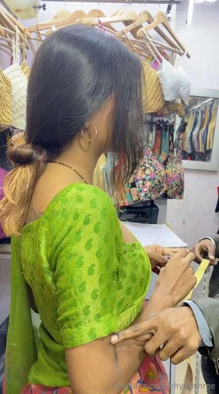 This tailor took me inside a room, opened my blouse and star..