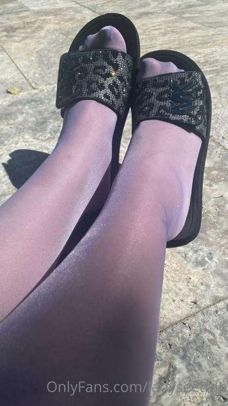 I'm gonna need your honest opinion on tights n' slides.