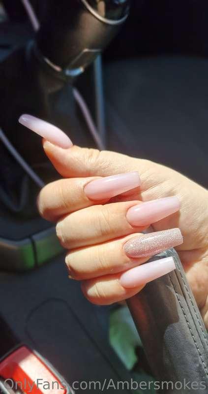 Long, extra sharp, sexy.... and too cute 😈  Freshly done tod..