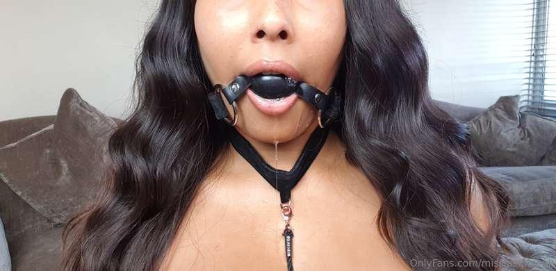 Silenced with a ball gag. Owned in every sense.👅 You’ve seen..