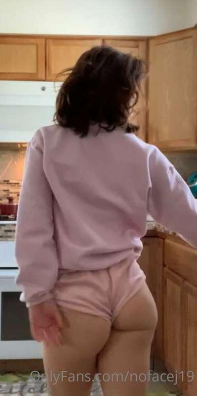 In the kitchen