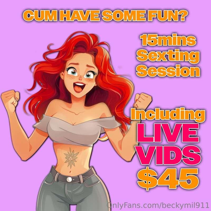 Let's have a FUN MONDAY NIGHT! I'm doing a few Live Video Se..