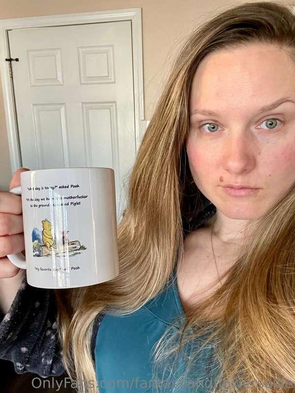 Coffee from my fav mug this morning 😊☕️
