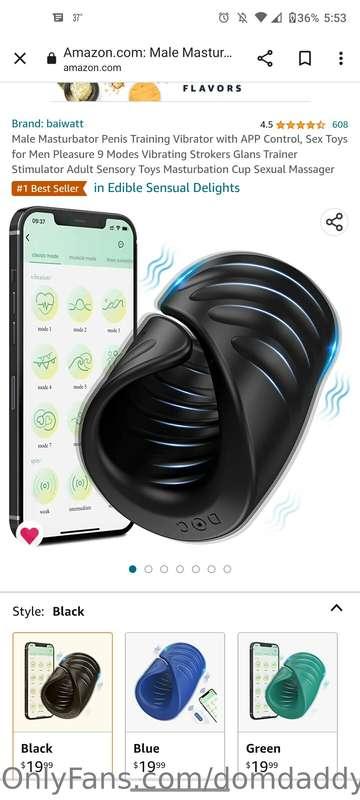 Somebody buy me this and you get the first control time for ..