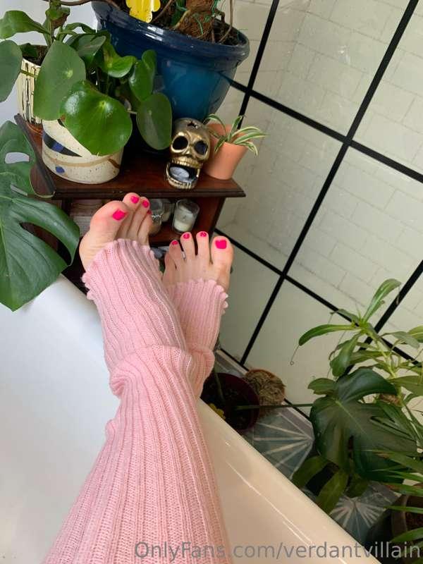 Morning. Happy foot day!!! Whose mouth are these toesies goi..