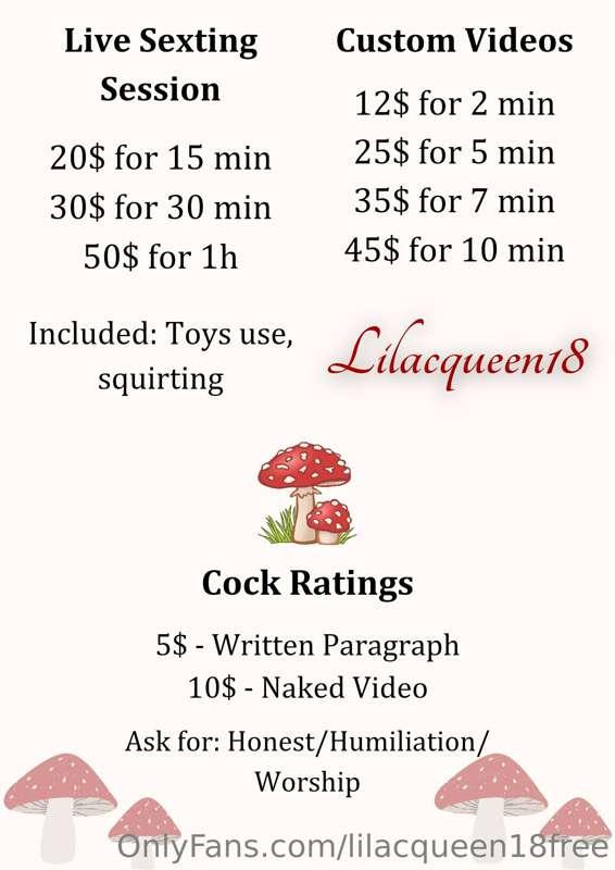 Updated menu ❣️