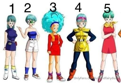 Bulma is winning the poll so far….so which version of Bulma ..