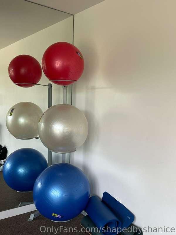 Did you know that yoga balls are great for more than just do..