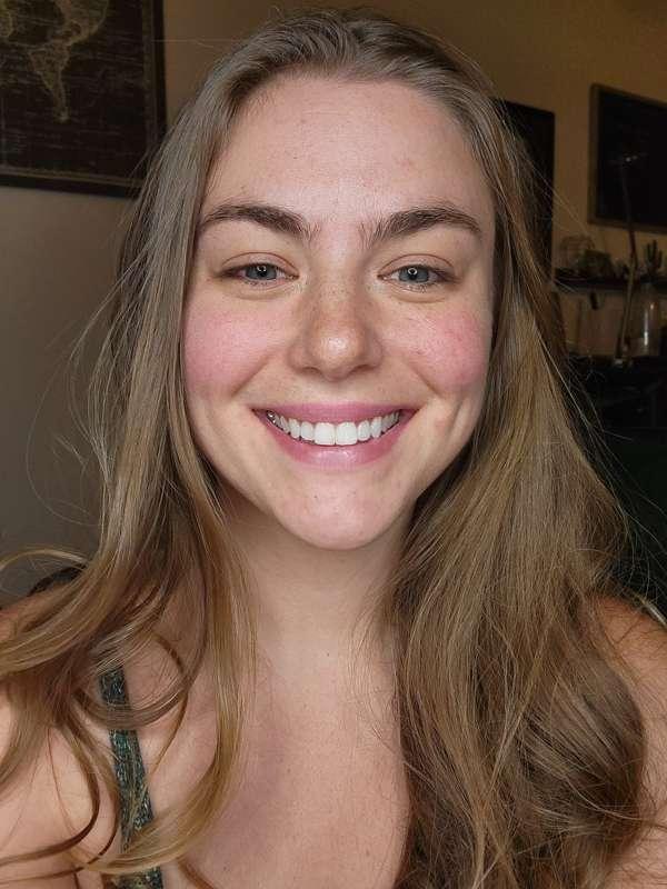 No makeup!