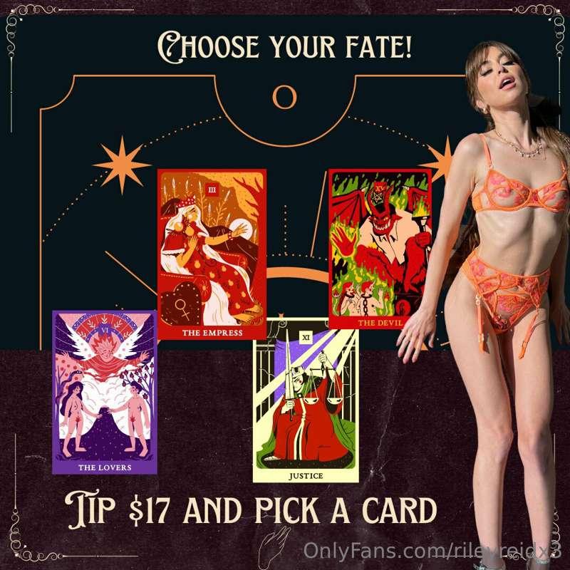 ***CHOOSE YOUR FATE*** 
How hard will you cum for me today 💦..