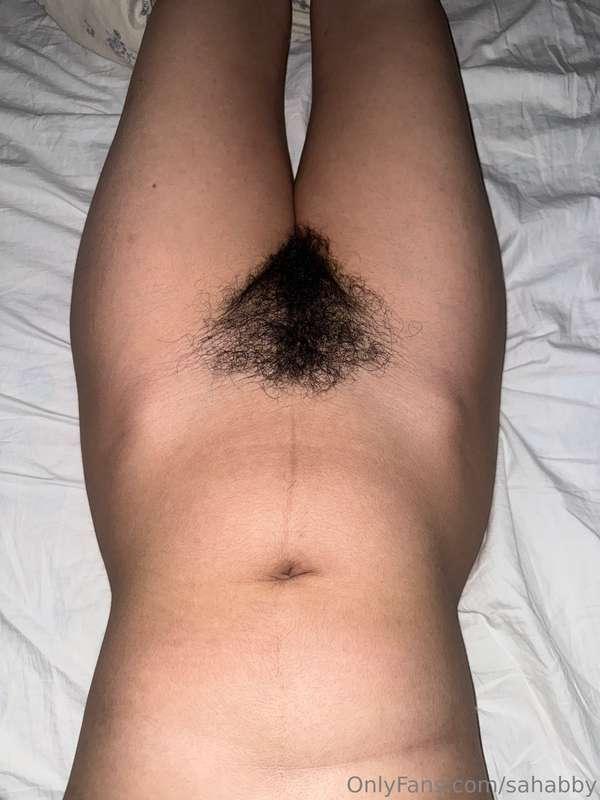 I have a headache but I had to show the bush before bed 