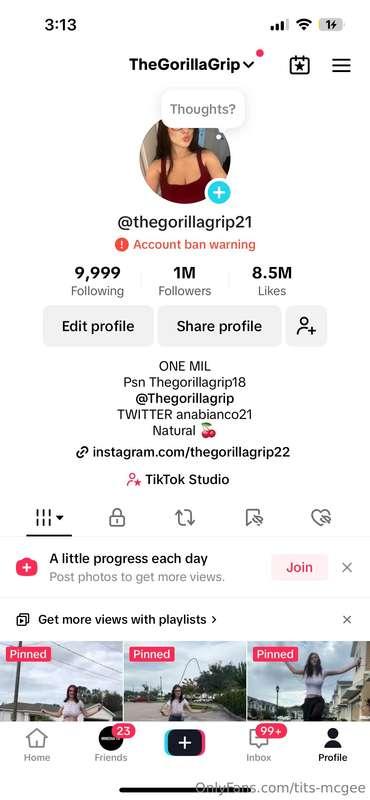 As huge accomplishment I’m finally at 1 million followers on..
