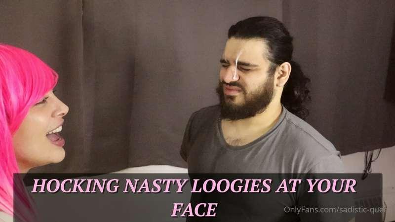 Hocking NASTY Loogies At Your Face - {HD 1080P}
____________..