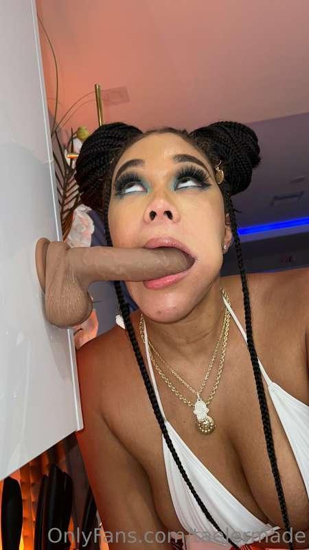 Would you come down my throat or all over my pretty face?