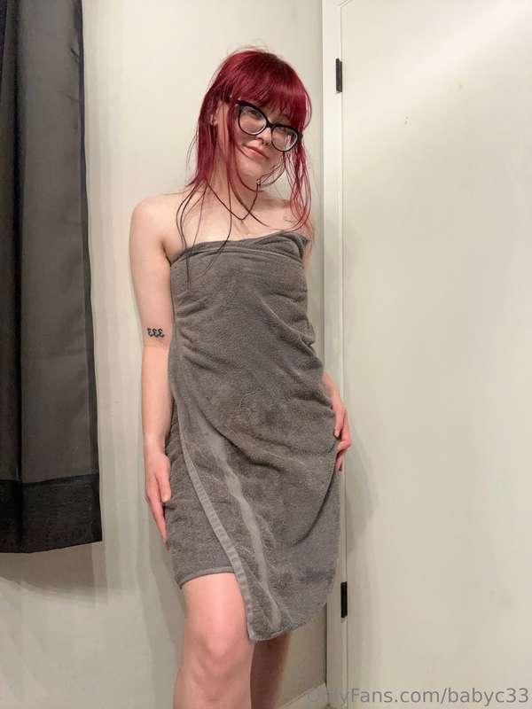 Fresh out the shower come get a taste 