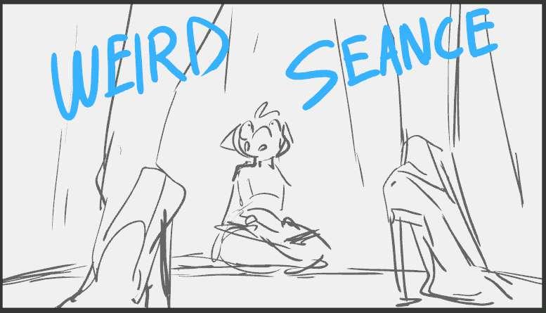 Starting work on "Weird Seance"