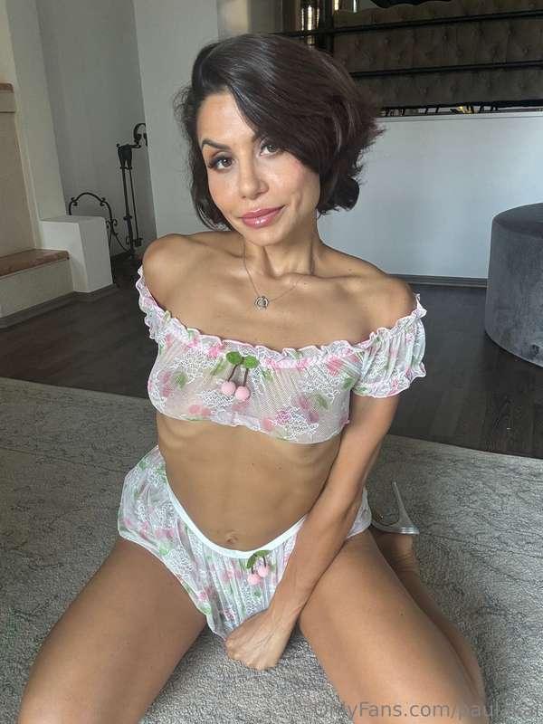 Waiting for you in my favorite thing to wear 🐰