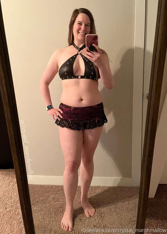 Decided to do a little mix-and-match of lingerie tonight - h..