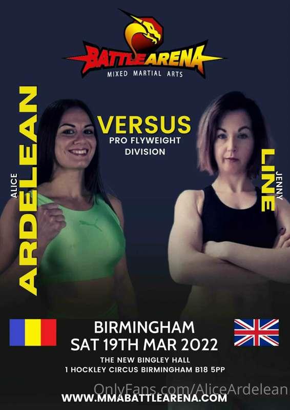 So I've got a fight coming up in UK finally.... I'm super ex..