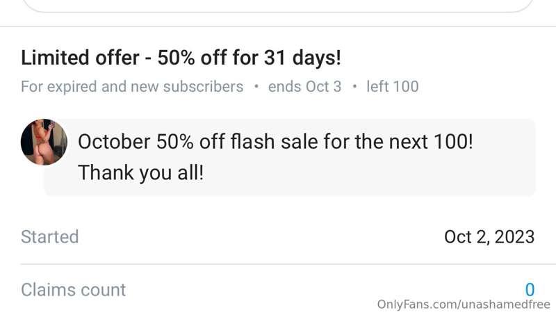 50% off only $5 for the month of October! 
Don't miss it, th..