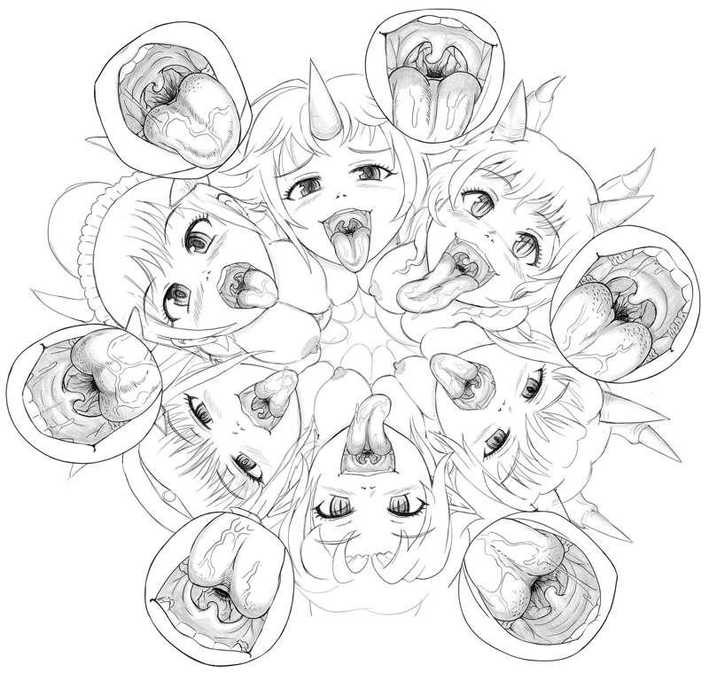 Circle of mouths