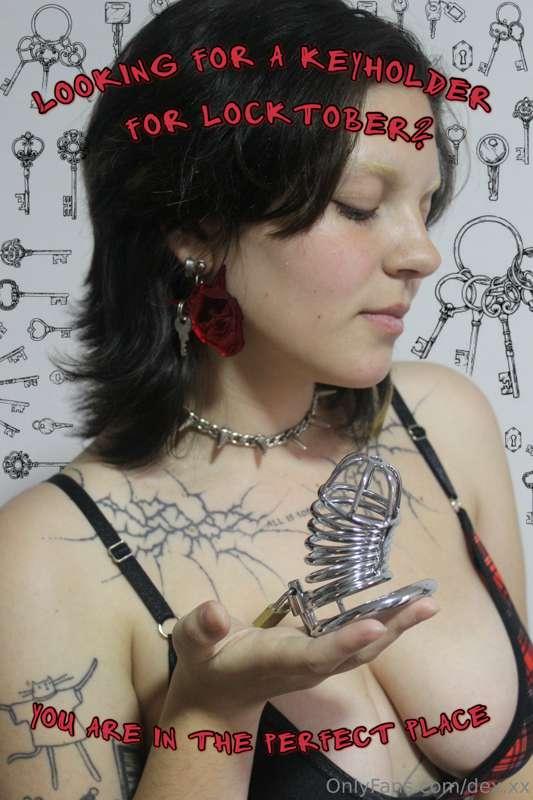 hey caged losers! locktober is just about to begin! and I ha..