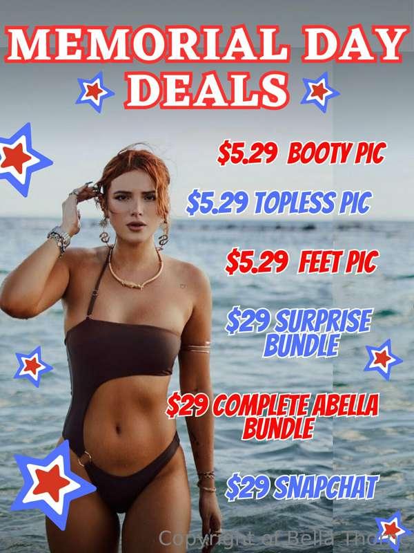 🇺🇸⭐️ ***MEMORIAL DAY DEALS*** 🇺🇸⭐️

I'll also have deals sen..