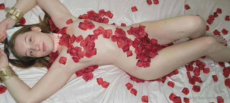 Want to know what's under the rose petals? 😘 come find out!