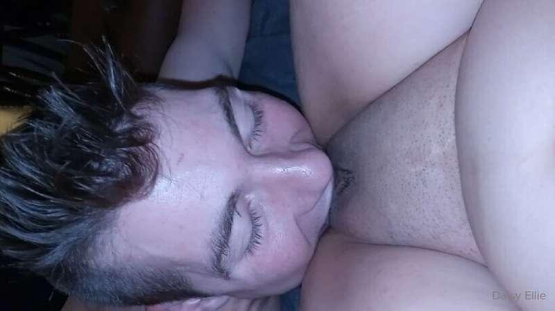 @devilishdaisy making hubby suck up creampies