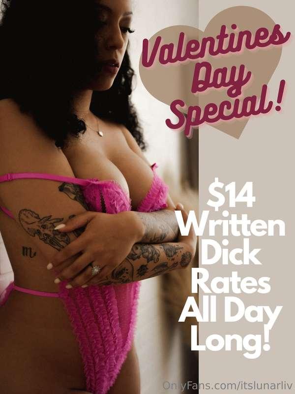 In honor of today being one of my fave holidays 💋$14 written..