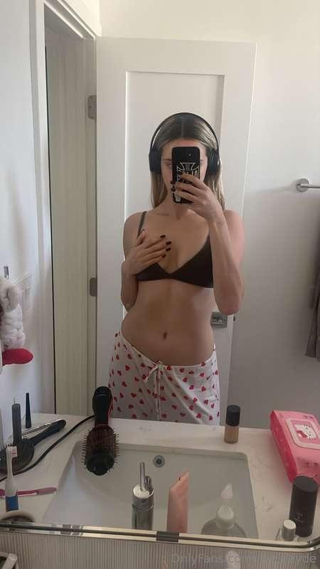 Comfy pjs, cozy home, there's only one thing I need...