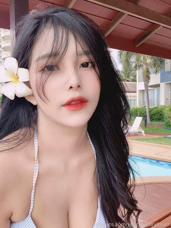 나랑 수영할래여? Do you want to swim with me?