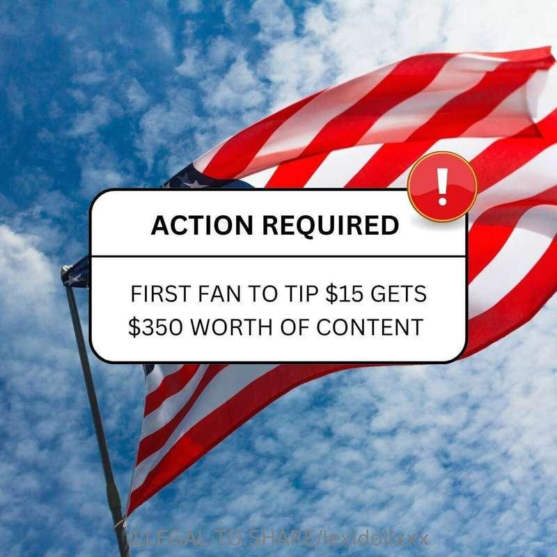 𝗢𝗡𝗘 𝗟𝗨𝗖𝗞𝗬 𝗙𝗔𝗡First fan to tip $15 gets $350 worth xxx 🎇🔞