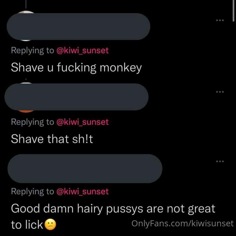 Had some mean comments yesterday about my pubes, so of cours..