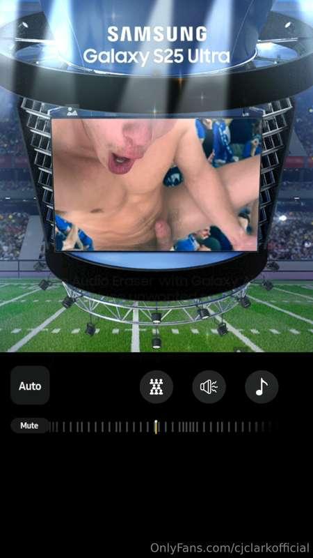 Uh-oh, they caught me in the stands at the Super Bowl