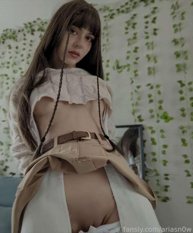 My pussy looks good in this skirt 💁

#booty #ass #pussy #miniskirt #peepshow #horny #thong #egirl #cosplay #ariasnow #goddess #fyp
