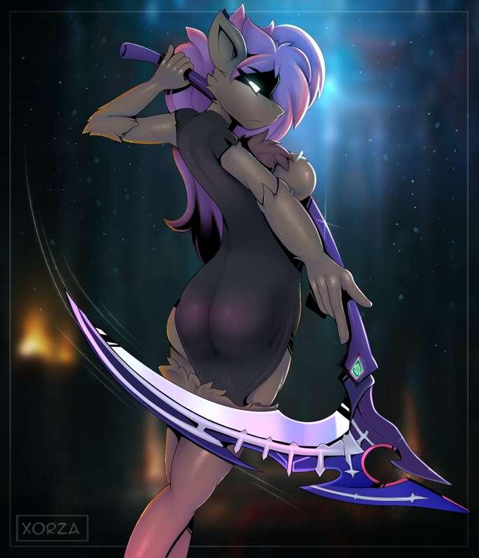 Girl with a scythe
