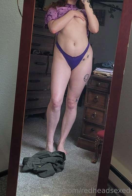 Love when my shirt matches my panties