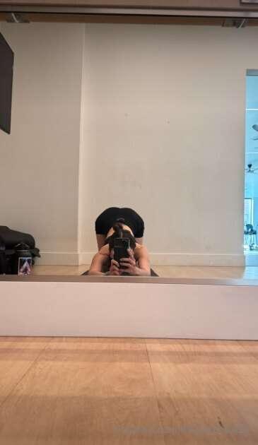 If you saw me in the gym bent over like this, what's the fir..