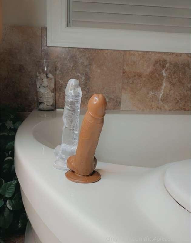 OMG! I put *BOTH* of these dildos in my pussy at THE SAME TI..