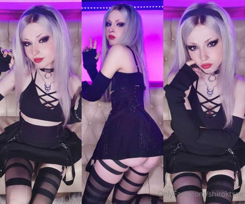 Your bratty goth gf isn't very amused, but maybe she'll chan..