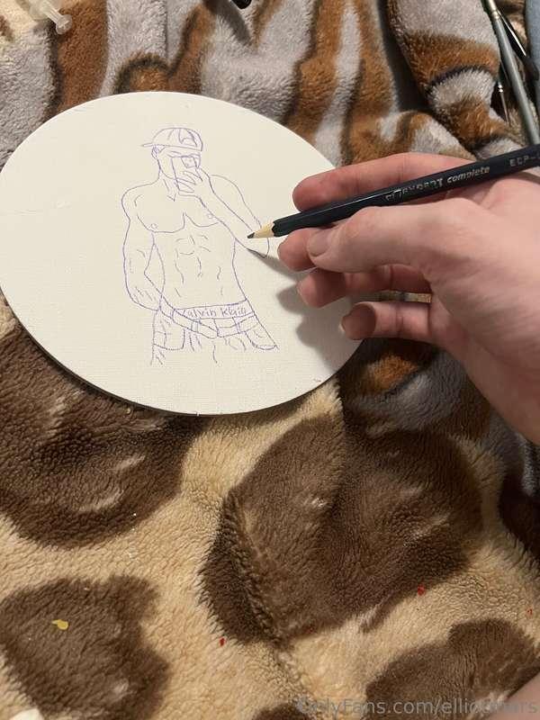 into painting A LOT lately, my friend told me it's a calming..